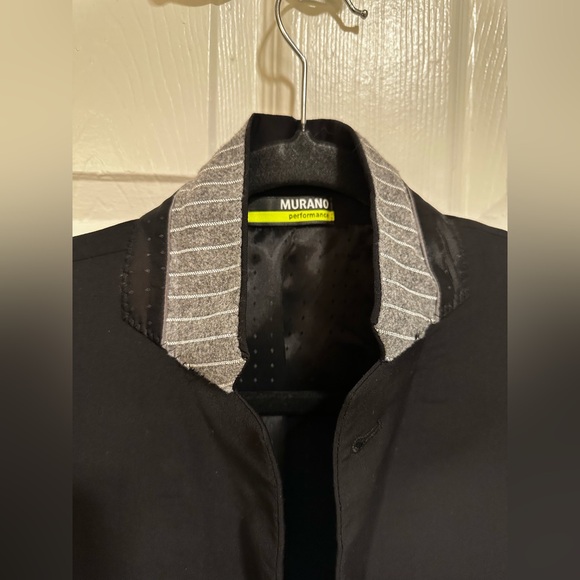 Murano Men’s Black Performance Blazer Jacket XL - Picture 3 of 12